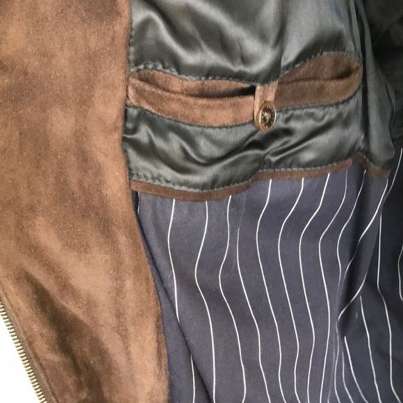 Hickey Freeman men’s quilted suede jacket size L - Picture 7 of 10